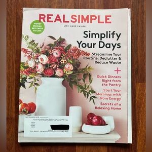 Real Simple Magazine - September 2019